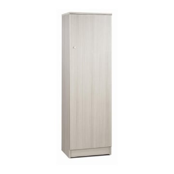 ARMADIO A COLONNA IN LEGNO EFFETTO VENATO CON 1 ANTA COMPOSTA DA 2 RIPIANI DIMENSIONI 147X46X34 CM, COLORE EUCALIPTO