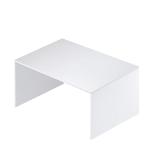 SCRIVANIA RETTANGOLARE MODERNA PER CAMERA DIMENSIONI 73X120X73 CM, COLORE BIANCO