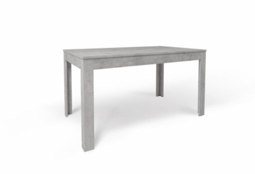 TAVOLO DA PRANZO ALLUNGABILE IN LEGNO DIMENSIONI 75X80X140/200 CM, COLORE CEMENTO
