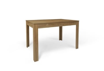 TAVOLO DA PRANZO ALLUNGABILE IN LEGNO DIMENSIONI 75X80X120/170 CM, COLORE NOCE