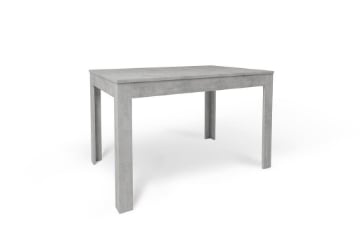 TAVOLO DA PRANZO ALLUNGABILE IN LEGNO DIMENSIONI 75X80X120/170 CM, COLORE CEMENTO