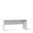 SCRIVANIA RETTANGOLARE MODERNA PER CAMERA DIMENSIONI 76X180X69 CM, COLORE OSSIDO BIANCO
