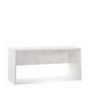SCRIVANIA RETTANGOLARE MODERNA PER CAMERA DIMENSIONI 76X160X69 CM, COLORE OSSIDO BIANCO