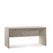 SCRIVANIA RETTANGOLARE MODERNA PER CAMERA DIMENSIONI 76X160X69 CM, COLORE CEMENTO