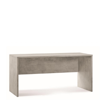 SCRIVANIA RETTANGOLARE MODERNA PER CAMERA DIMENSIONI 76X160X69 CM, COLORE CEMENTO