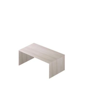 SCRIVANIA RETTANGOLARE MODERNA PER CAMERA DIMENSIONI 73X150X73 CM, COLORE OLMO CHIARO
