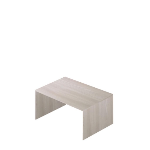 SCRIVANIA RETTANGOLARE MODERNA PER CAMERA DIMENSIONI 73X120X73 CM, COLORE OLMO CHIARO