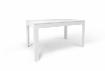 TAVOLO DA PRANZO ALLUNGABILE IN LEGNO DIMENSIONI 75X80X140/200 CM, COLORE OSSIDO BIANCO