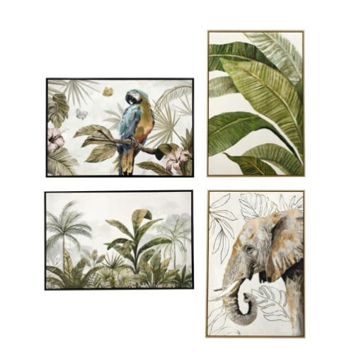 MA MAISON DECORAZIONE DA PARETE AFRIK EFFETTO VELLUTO 60X90HCM , FANTASIA ASSORTITA