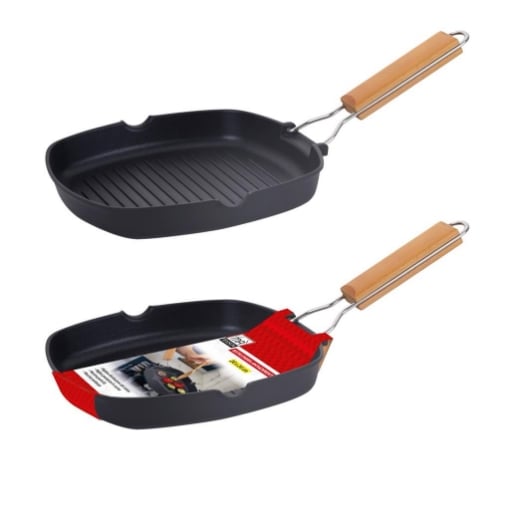 MA MAISON BISTECCHIERA GRILL CON MANICO DIMENSIONI 24X24 CM OKX