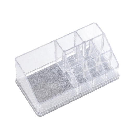 MA MAISON ORGANIZER SHINY RETTANGOLARE PER COSMETICI IN PLASTICA 17X10H CM 
