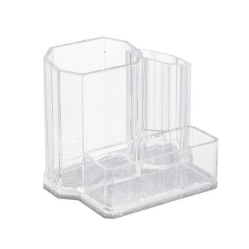 MA MAISON ORGANIZER SHINY PER COSMETICI IN PLASTICA 14X10H CM