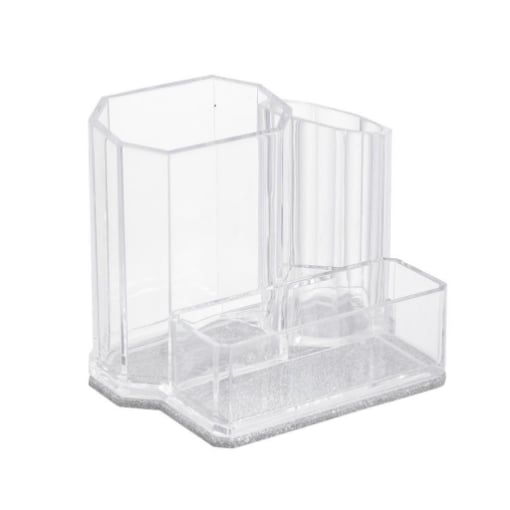 MA MAISON ORGANIZER SHINY PER COSMETICI IN PLASTICA 14X10H CM