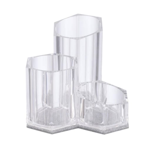 MA MAISON ORGANIZER SHINY PER COSMETICI IN PLASTICA 14X14H CM