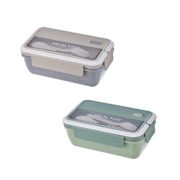 MA MAISON PORTAPRANZO RETTANGOLARE CON POSATE DIMENSIONI 21X13H CM , COLORE ASSORTITO