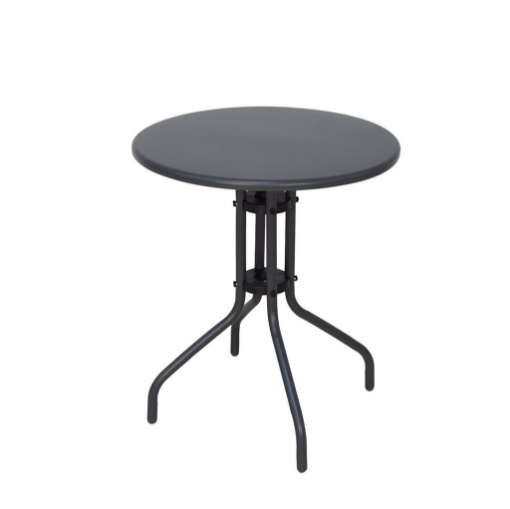 MA MAISON TAVOLO BREAK TONDO 60X70H CM COLORE NERO OKX