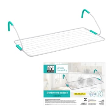 MA MAISON STENDINO DA BALCONE LINEA LAUNDRY PESO MASSIMO 10KG 105X55X29 CM