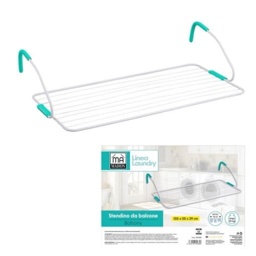 MA MAISON STENDINO DA BALCONE LINEA LAUNDRY PESO MASSIMO 10KG 105X55X29 CM