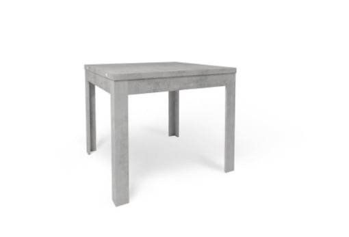 TAVOLO DA PRANZO PIEGHEVOLE IN LEGNO DIMENSIONI 75X90X90 CM, COLORE CEMENTO