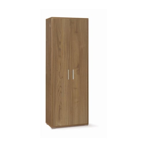 ARMADI DA ARREDO CON 2 ANTE DIMENSIONI 199X71X41 CM COLORE NOCE