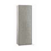 ARMADI DA ARREDO CON 2 ANTE DIMENSIONI 199X71X41 CM COLORE CEMENTO