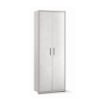 ARMADI DA ARREDO CON 2 ANTE DIMENSIONI 199X71X41 CM COLORE OSSIDO BIANCO