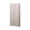 ARMADIO DA ARREDO CON PIEDINI IN LEGNO CON 2 ANTE 190X83X29 CM COLORE OLMO CHIARO