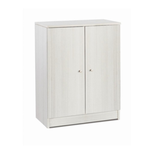 MOBILE DA BAGNO IN LEGNO CON 2 ANTE 80X62X34 CM COLORE EUCALIPTO
