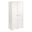 ARMADIO 2 ANTE PANNA 79X43X164 CM CON 5 VANI INTERNI – MOBILE ALTO SALVASPAZIO PER ORGANIZZAZIONE CASA E INGRESSO