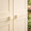 ARMADIO 2 ANTE PANNA 79X43X164 CM CON 5 VANI INTERNI – MOBILE ALTO SALVASPAZIO PER ORGANIZZAZIONE CASA E INGRESSO