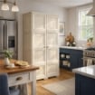 ARMADIO 4 MODULI ANGORA 79X43X164 CM CON 4 RIPIANI E VANI APERTI – MOBILE ALTO CONTENITORE PER ZONA LIVING E STUDIO