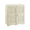 ARMADIO 2 MODULI ANGORA 79X43X85,5 CM CON ANTA TRAFORATA – MOBILE CONTENITORE DECORATIVO PER ZONA LIVING E INGRESSO