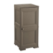MOBILE 2 MODULI WENGÉ 40X43X85,5 CM CON ANTE FINITURA LEGNO – CONTENITORE VERTICALE SALVASPAZIO PER ZONA LIVING E INGRESSO