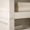 SCAFFALE 5 MODULI ANGORA 79X42,5X203 CM CON 2 PUNTALI – LIBRERIA VERTICALE ORGANIZZAZIONE CASA PER ZONA LIVING E STUDIO