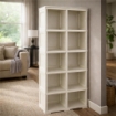 SCAFFALE 5 MODULI ANGORA 79X42,5X203 CM CON 2 PUNTALI – LIBRERIA VERTICALE ORGANIZZAZIONE CASA PER ZONA LIVING E STUDIO