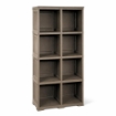 SCAFFALE 4 MODULI WENGÉ 79X42,5X164 CM CON 2 PUNTALI – LIBRERIA ALTA SALVASPAZIO PER ZONA LIVING E STUDIO