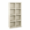 SCAFFALE 4 MODULI ANGORA 79X42,5X164 CM CON 2 PUNTALI – LIBRERIA ALTA SALVASPAZIO PER ZONA LIVING E STUDIO