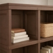 SCAFFALE 3 MODULI WENGÉ 79X42,5X125 CM – LIBRERIA VERTICALE SALVASPAZIO PER ZONA LIVING E STUDIO