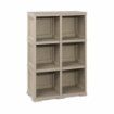 SCAFFALE 3 MODULI TALPA 79X42,5X125 CM – LIBRERIA A VISTA SENZA ANTE PER ZONA LIVING E STUDIO