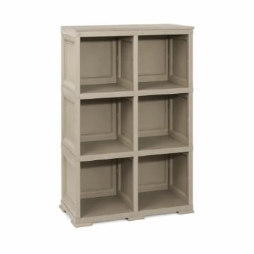SCAFFALE 3 MODULI TALPA 79X42,5X125 CM – LIBRERIA A VISTA SENZA ANTE PER ZONA LIVING E STUDIO