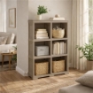 SCAFFALE 3 MODULI TALPA 79X42,5X125 CM – LIBRERIA A VISTA SENZA ANTE PER ZONA LIVING E STUDIO