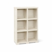 SCAFFALE 3 MODULI ANGORA 79X42,5X125 CM – LIBRERIA A VISTA SENZA ANTE PER ZONA LIVING E STUDIO