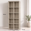 SCAFFALE 5 MODULI TALPA 79X42,5X203 CM CON 2 PUNTALI – LIBRERIA ALTA CONTENITORE PER ZONA GIORNO E STUDIO