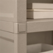 SCAFFALE 5 MODULI TALPA 79X42,5X203 CM CON 2 PUNTALI – LIBRERIA ALTA CONTENITORE PER ZONA GIORNO E STUDIO
