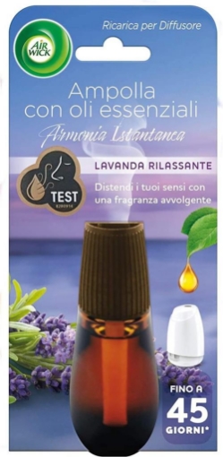 DEO AIR WICK AMPOLLA CON OLI ESSENZIALI  20ML LAVANDA RILASSANTE