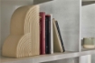 SCAFFALE A LIBRERIA DI DESIGN MODULARE IN LEGNO BIANCO DIMENSIONI 180X150X38 CM, COLORE BIANCO