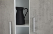 MOBILE DA ARREDO IN LEGNO CON 4 ANTE 161X108X41 CM COLORE CEMENTO