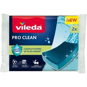 VILEDA SPUGNA CLASSICA PRO CLEAN 2 PEZZI