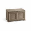 ARMADIO BASSO 79X43X46 CM CON ANTA TRAFORATA – MOBILE TV E CONTENITORE IN PLASTICA PER INTERNO ED ESTERNO COPERTO