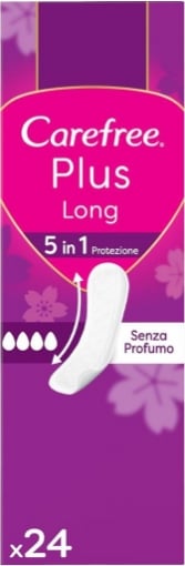 CAREFREE PLUS LONG SALVASLIP 5IN1 - 24PZ